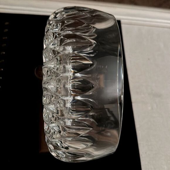 Vintage Avitra Williamsburg 8" round bowl heavy crystal - Picture 6 of 6